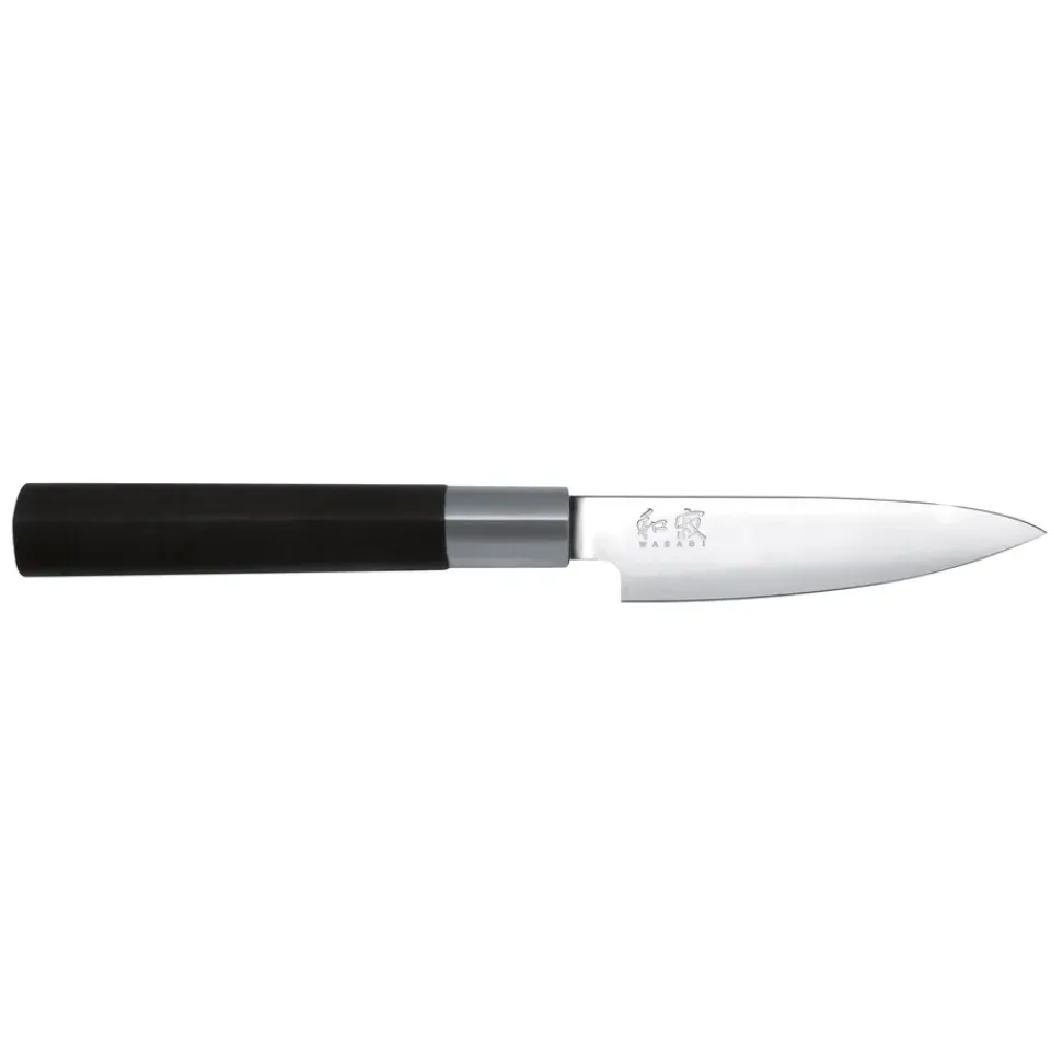 Other Knives|Japanese Knives^KAI Wasabi Black all knife, 10 cm Silver-colouredBlack