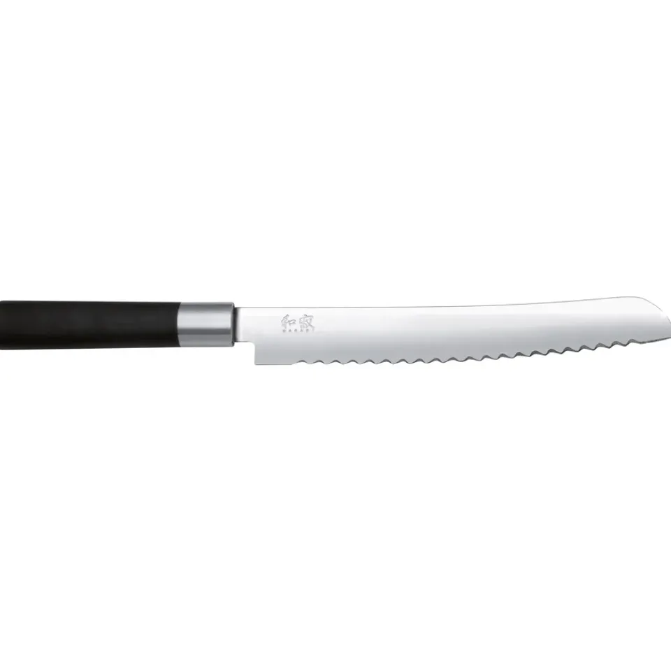 Sale KAI Wasabi Black bread knife, 23 cm Silver-colouredBlack
