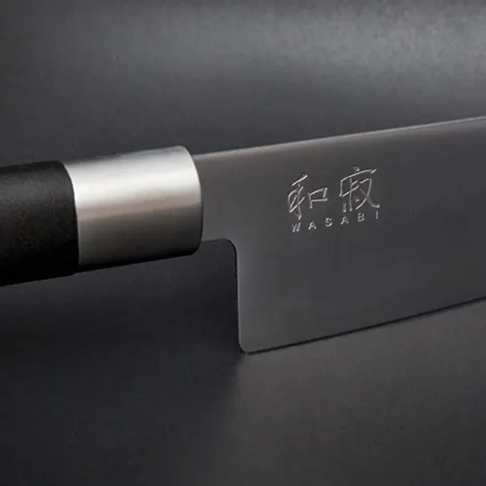 New KAI Wasabi Black filé knife, 18 cm Silver-colouredBlack