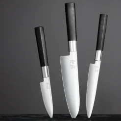 Japanese Knives|Chef Knives^KAI Wasabi Black knife, 15 cm Silver-colouredBlack