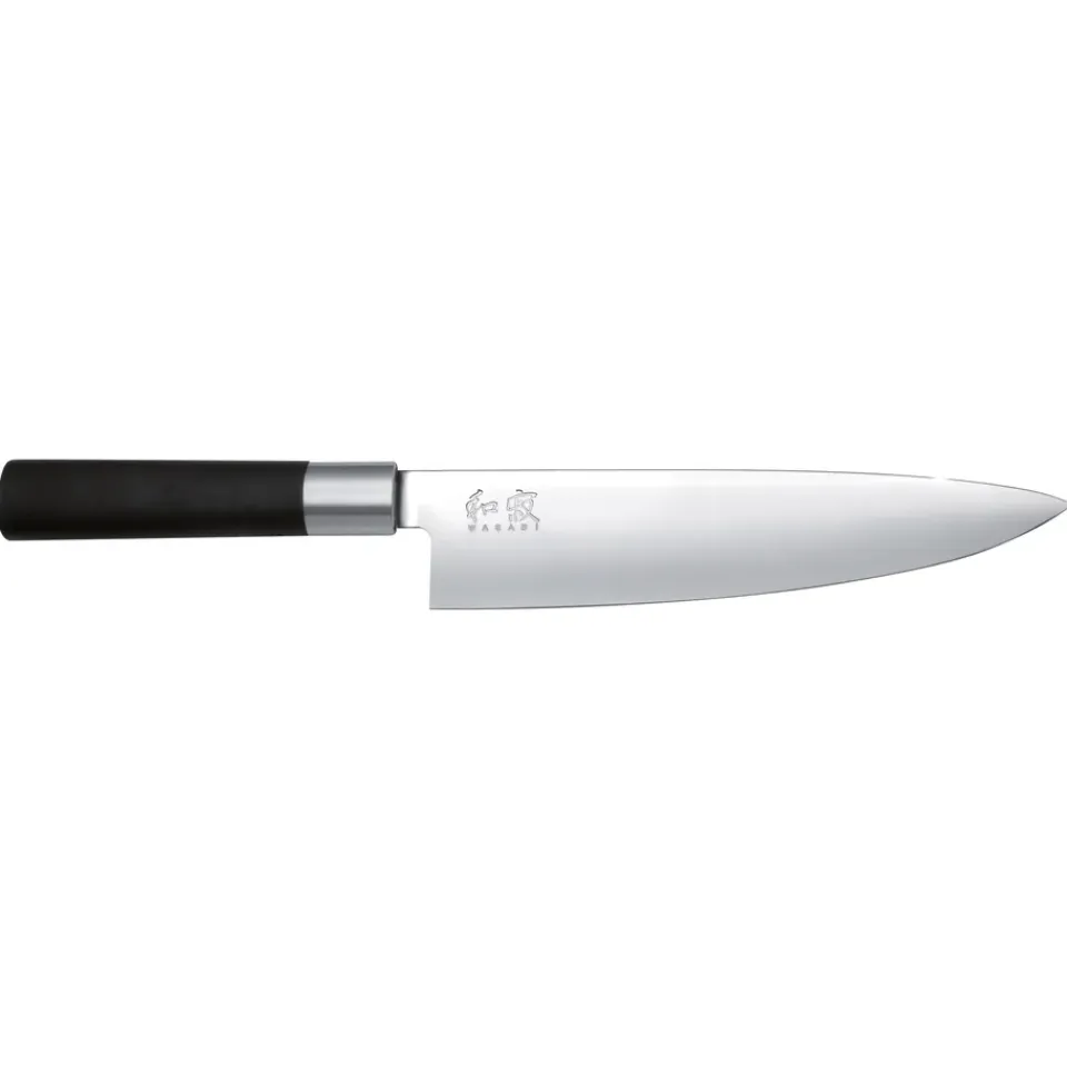 New KAI Wasabi Black knife, 20 cm Silver-colouredBlack