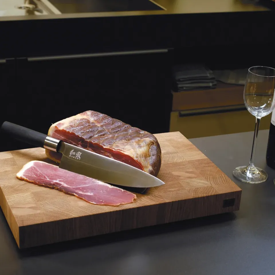 New KAI Wasabi Black knife, 20 cm Silver-colouredBlack