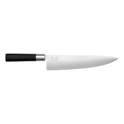 Clearance KAI Wasabi Black knife, 23.5 cm BlackSilver-coloured