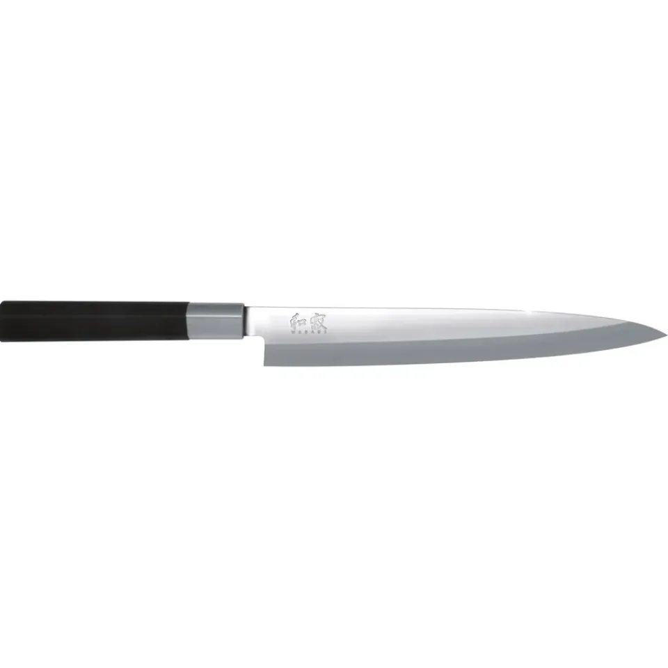 Other Knives|Japanese Knives^KAI Wasabi Black sashimi, -yanagiba knife, 21 cm Silver-colouredBlack