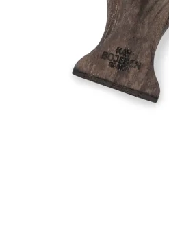 Online Kay Bojesen Denmark Kaj Bojesen bird keyring, Smoked oak, black leather Brown