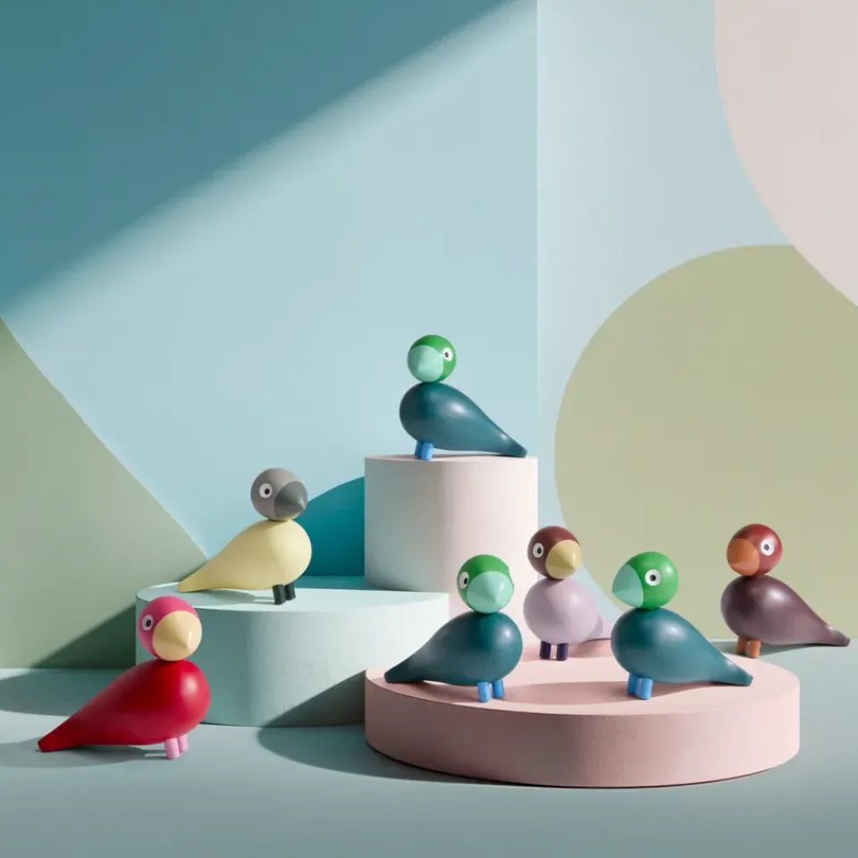 Wooden Figures^Kay Bojesen Denmark Kaj Bojesen Year Bird 2026 Birch, Dark Green