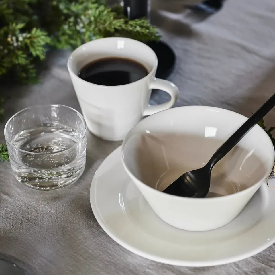 Coffee Cups^Scandi Living Kalk mug 30 cl 4-pack, White