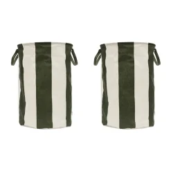 Discount OYOY Kara storage basket large Ø38x54 cm, Dark Green