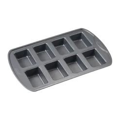 New Dorre Karabo mini bread tin, 8 molds, 39.4x25.4x4 cm Grey