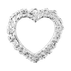 Outlet Rosendahl Karen Blixen window decoration Flower heart, Silver Silver-coloured