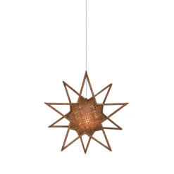Christmas Stars^Globen Lighting Karin advent star Ø45 cm, Brown