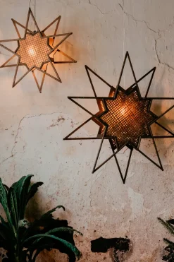 Christmas Stars^Globen Lighting Karin advent star Ø45 cm, Brown
