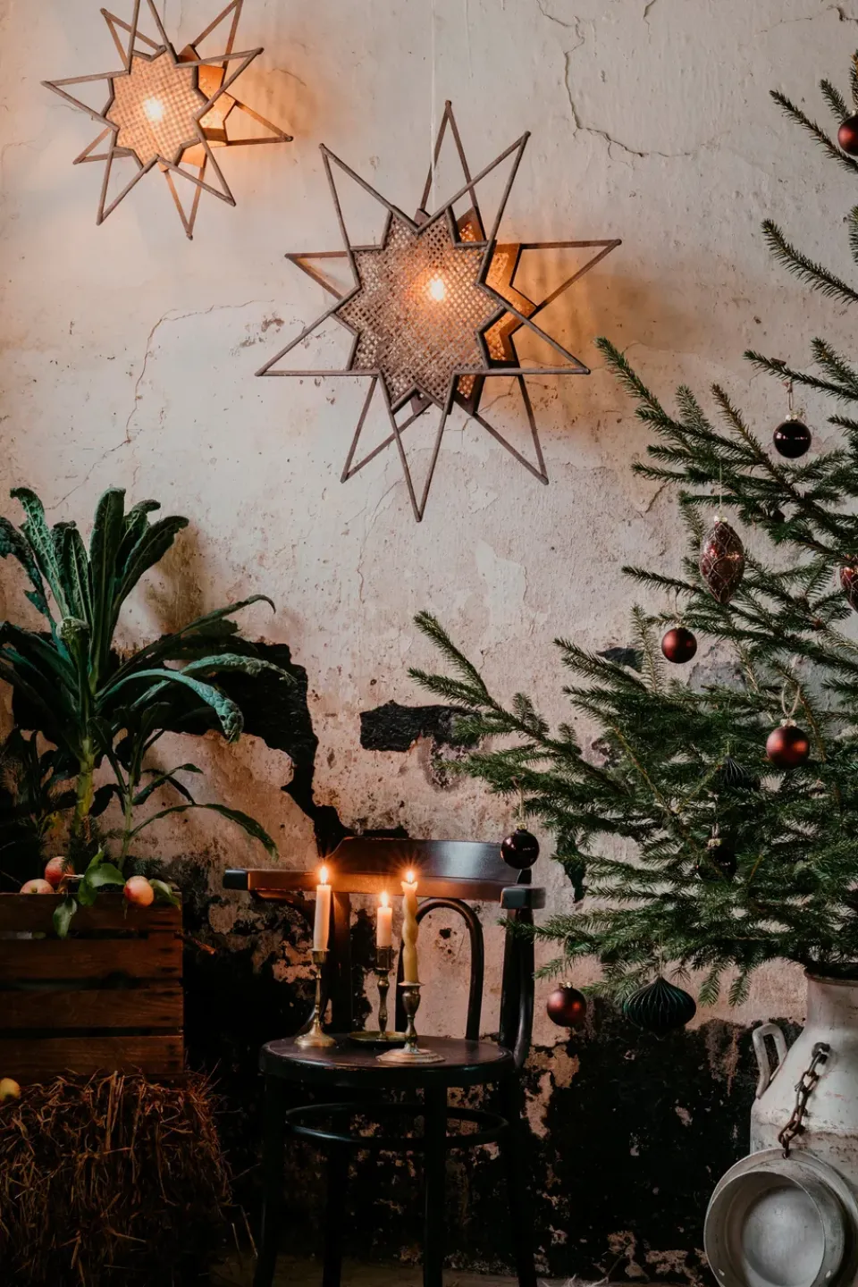 Christmas Stars^Globen Lighting Karin advent star Ø45 cm, Brown