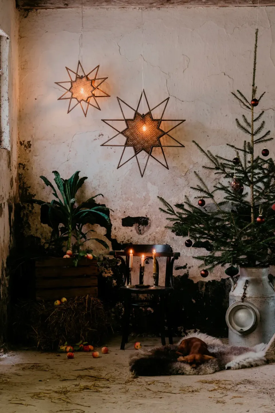 Christmas Stars^Globen Lighting Karin advent star Ø70 cm, Brown