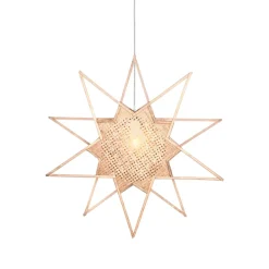 Discount Globen Lighting Karin advent star Ø70 cm, Nature Beige