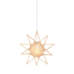 Outlet Globen Lighting Karin advent star Ø45 cm, Nature Beige