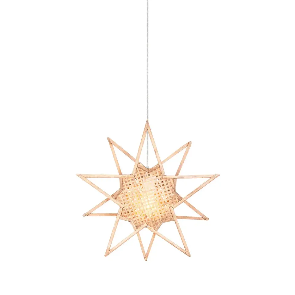Outlet Globen Lighting Karin advent star Ø45 cm, Nature Beige