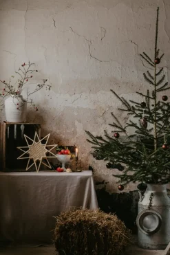 Outlet Globen Lighting Karin advent star Ø45 cm, Nature Beige