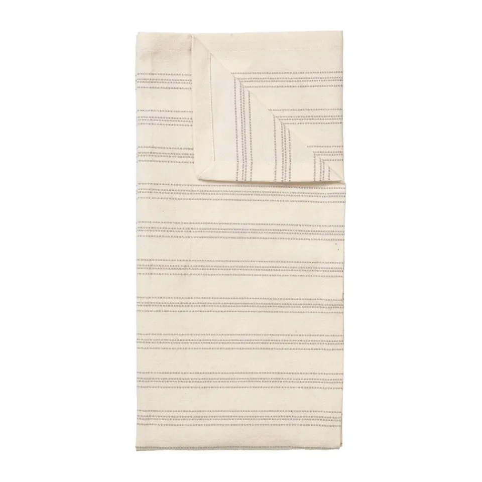 Best Broste Copenhagen Karl kitchen towel 50x70 cm, Fungi -natural Grey