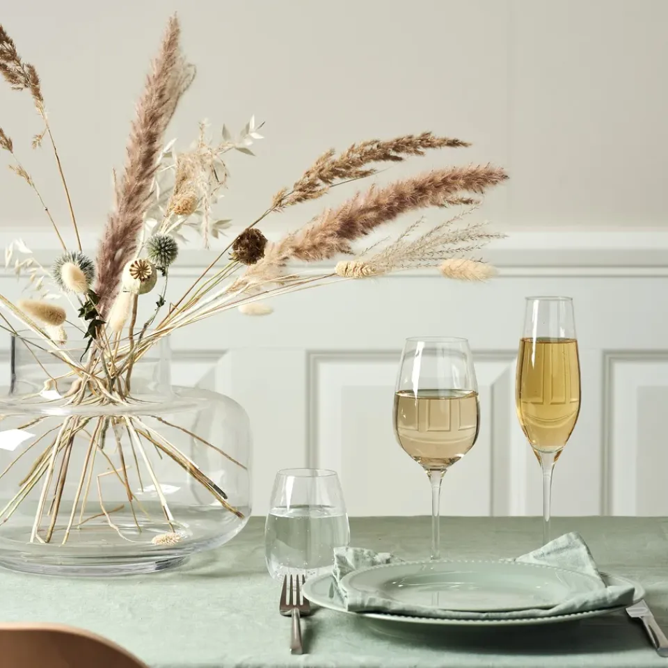 Discount Scandi Living Karlevi white wine glass 4-pack, 34 cl Transparent