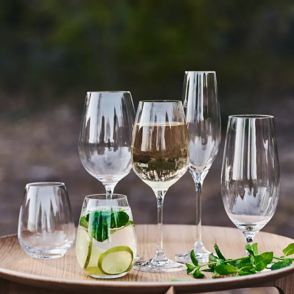 Discount Scandi Living Karlevi white wine glass 4-pack, 34 cl Transparent