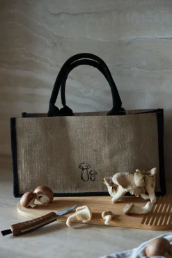 Sale Sagaform Karl-Johan mushroom knife and bag set, Beige-black BeigeBlack