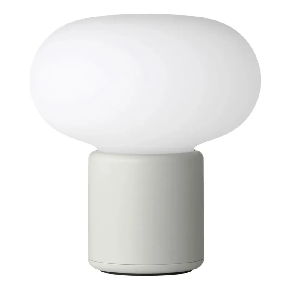 Best New Works Karl-Johan table lamp portable, Light Grey