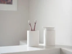 Toothbrush Holders^Zone Denmark Karma toothbrush mug, White