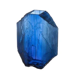 Glass Art|Sculptures & Porcelain Figurines^Iittala Kartta glass sculpture 33.5 cm, ultramarine Blue