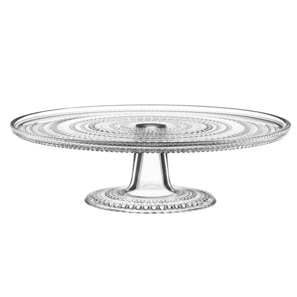 Sale Iittala Kastehelmi cake plate, large, 31.5 cm Transparent