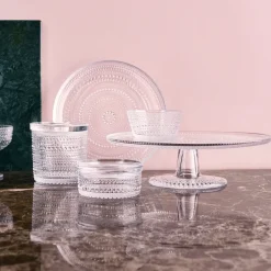 Sale Iittala Kastehelmi cake plate, large, 31.5 cm Transparent