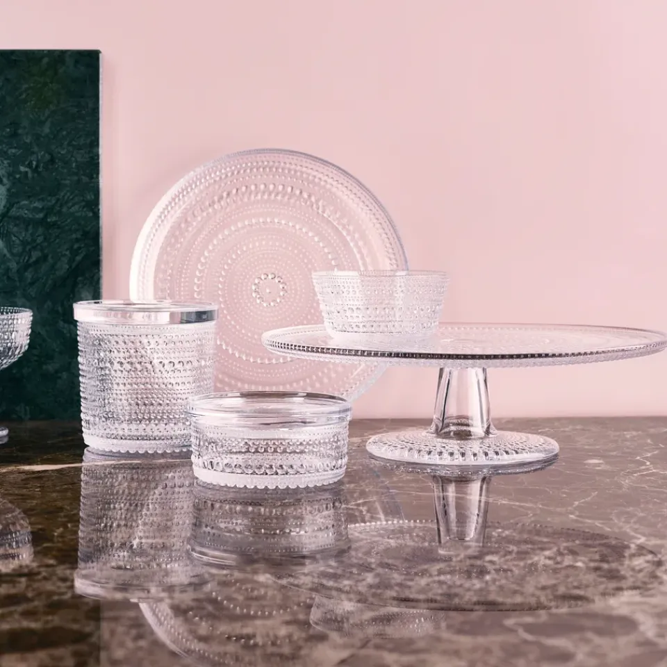 Sale Iittala Kastehelmi cake plate, large, 31.5 cm Transparent