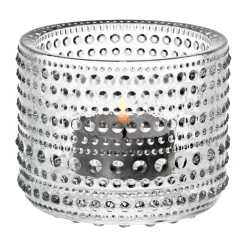 Outlet Iittala Kastehelmi candleholder, clear Transparent
