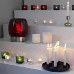 Tea Light Holders, Lanterns & Candle Dishes^Iittala Kastehelmi candleholder, Grey