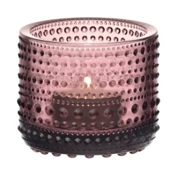 Online Iittala Kastehelmi candleholder, Heather Purple