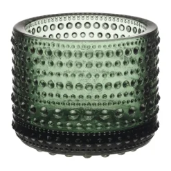 Tea Light Holders, Lanterns & Candle Dishes^Iittala Kastehelmi candleholder, Pine Green