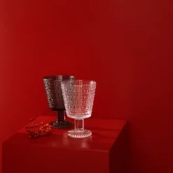 Online Iittala Kastehelmi drinking glass with stem 26 cl 2-pack, Clear Transparent