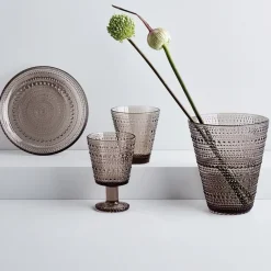 Drinking Glasses & Tumblers^Iittala Kastehelmi glass 30 cl 2-pack, linen Beige