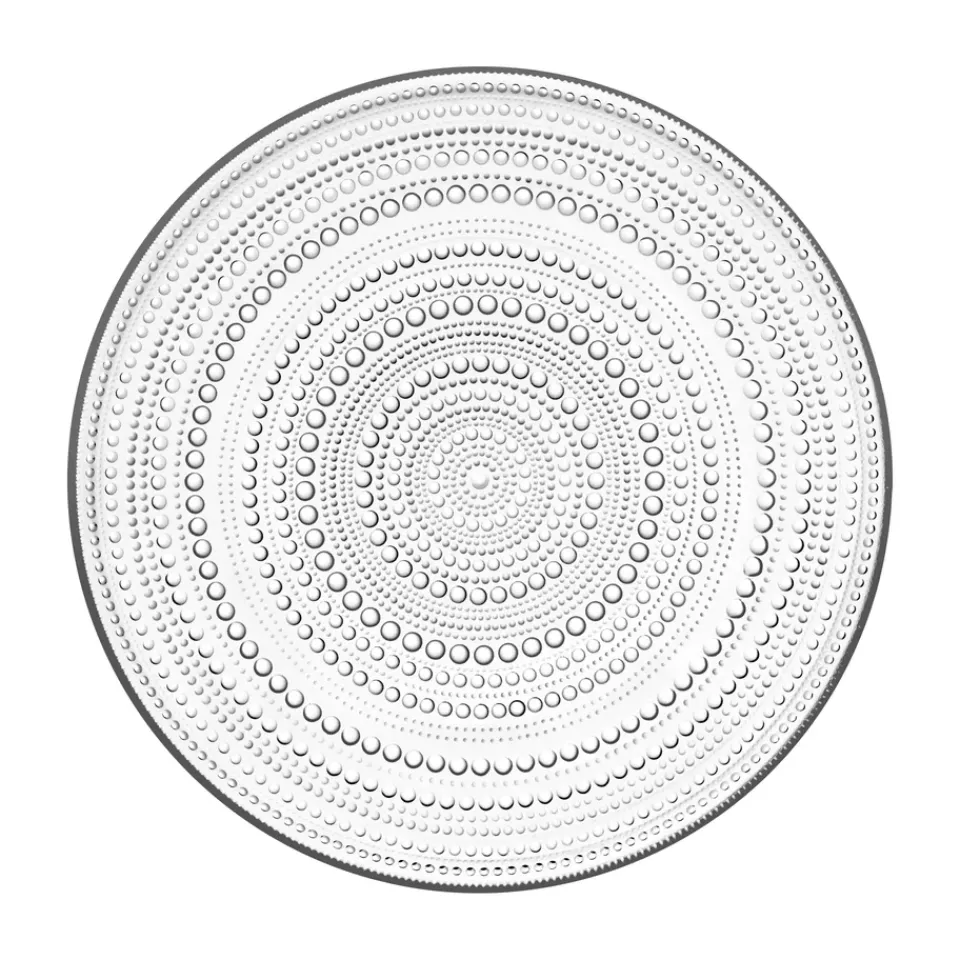 Dinner Plates^Iittala Kastehelmi plate large 31.5 cm, clear Transparent