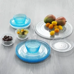Small Plates & Side Plates^Iittala Kastehelmi plate small Ø24.8 cm, clear Transparent