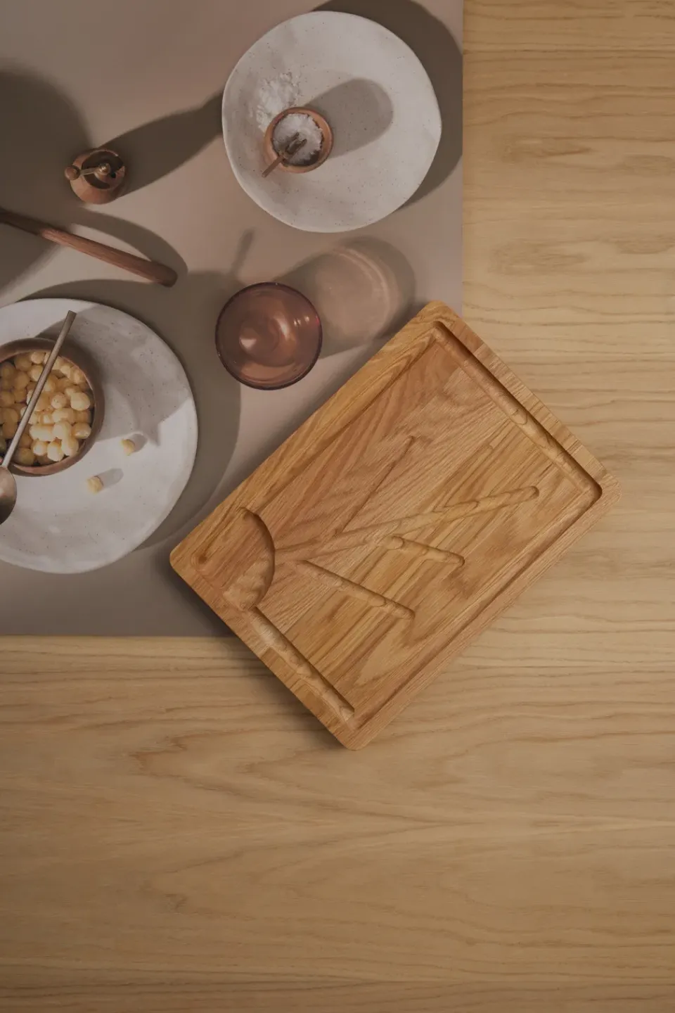 Outlet Kay Bojesen Denmark Kay Bojesen cutting board oak, 29x40 cm Brown