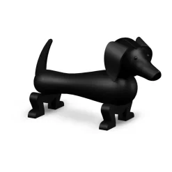 Wooden Figures^Kay Bojesen Denmark Kay Bojesen dog 28.5 cm, Dark stained oak Black