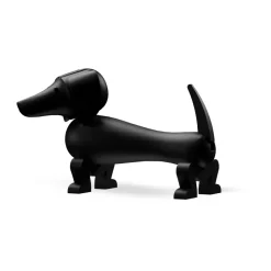 Wooden Figures^Kay Bojesen Denmark Kay Bojesen dog 28.5 cm, Dark stained oak Black