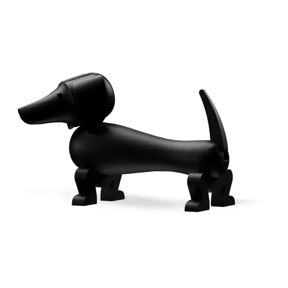 Wooden Figures^Kay Bojesen Denmark Kay Bojesen dog 28.5 cm, Dark stained oak Black