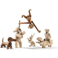 Children's Room Accessories|Children's Room Accessories^Kay Bojesen Denmark Kay Bojesen dog 18,5 cm, Walnut Brown