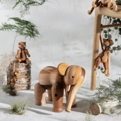 New Kay Bojesen Denmark Kay Bojesen elephant large, Reworked Brown