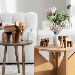 New Kay Bojesen Denmark Kay Bojesen elephant large, Reworked Brown