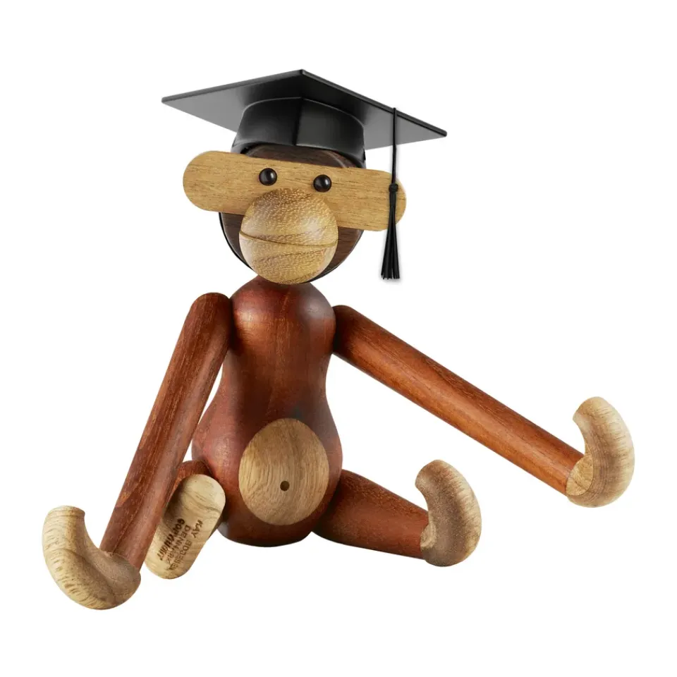 Outlet Kay Bojesen Denmark Kay Bojesen graduation cap for monkey small, Black