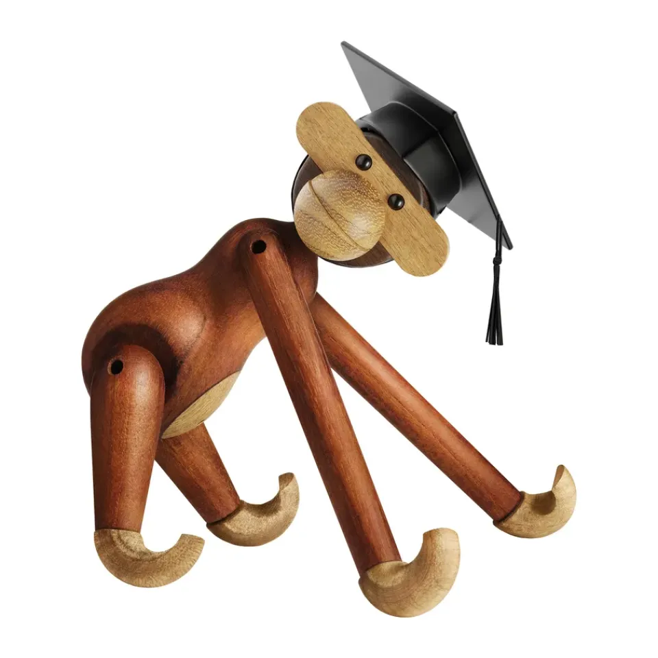 Outlet Kay Bojesen Denmark Kay Bojesen graduation cap for monkey small, Black