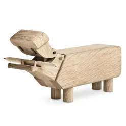 Wooden Figures^Kay Bojesen Denmark Kay Bojesen hippo, Oak Brown